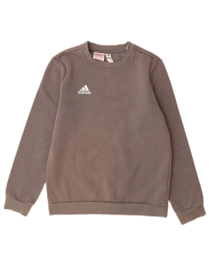 Bluza chłopięca Adidas 9-10 lat, szara bawełna