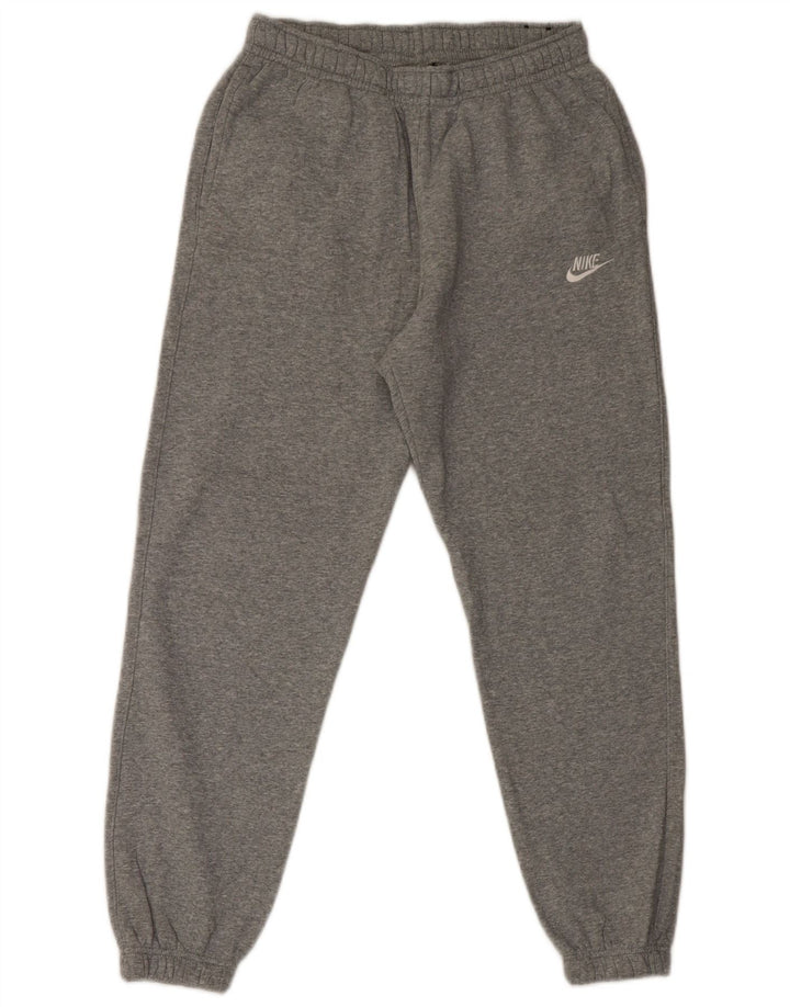 Męskie spodnie dresowe Nike Joggers Średnioszary, bawełniany nakrapiany