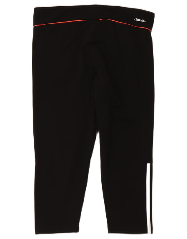 Damskie legginsy Adidas Climalite Capri UK 12/14 Średni czarny poliester