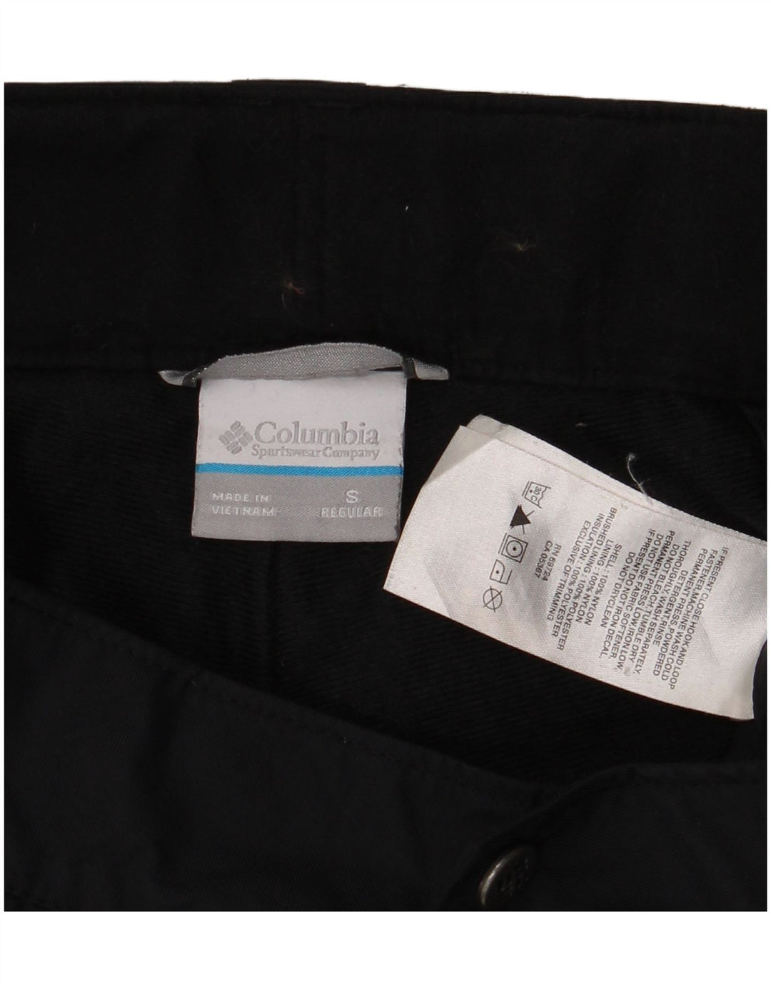 Damskie spodnie narciarskie Columbia UK 10 Small Black Nylon