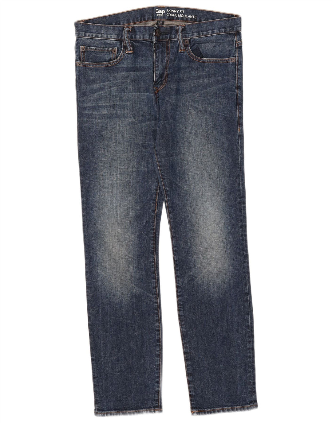Damskie jeansy skinny Gap W30 L30 Niebieskie, bawełniane