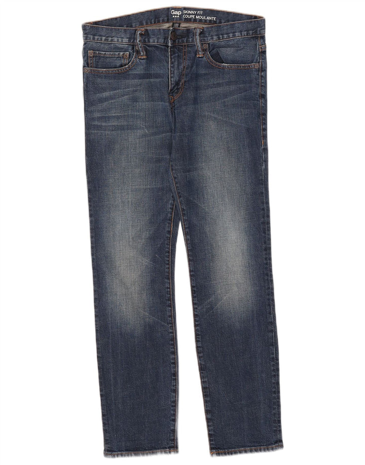 Damskie jeansy skinny Gap W30 L30 Niebieskie, bawełniane