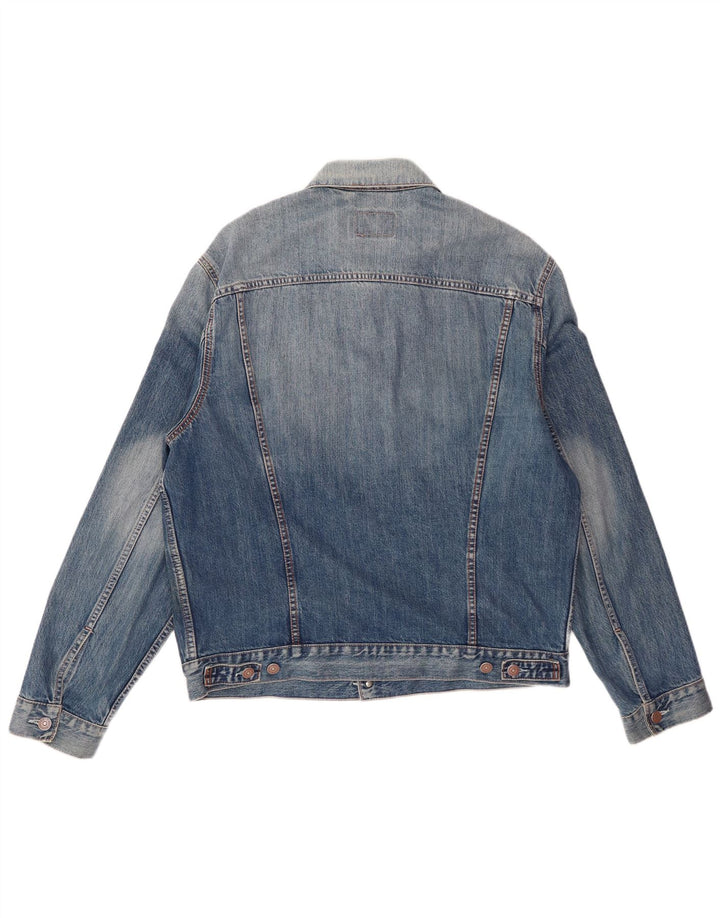 Męska kurtka dżinsowa Levi's 70550 UK 40, duża niebieska bawełniana
