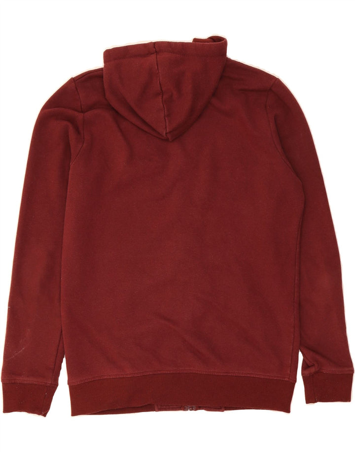 UMBRO Mens Zip Hoodie Sweater Medium Red Cotton Vintage Umbro and Second-Hand Umbro from Messina Hembry 