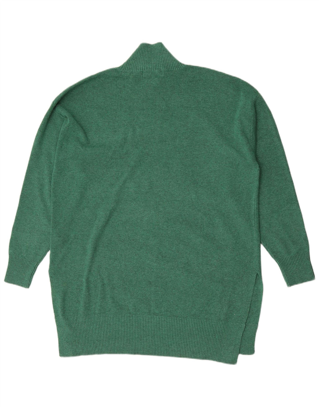 Marks & Spencer Damski sweter z golfem, UK 14, średni zielony