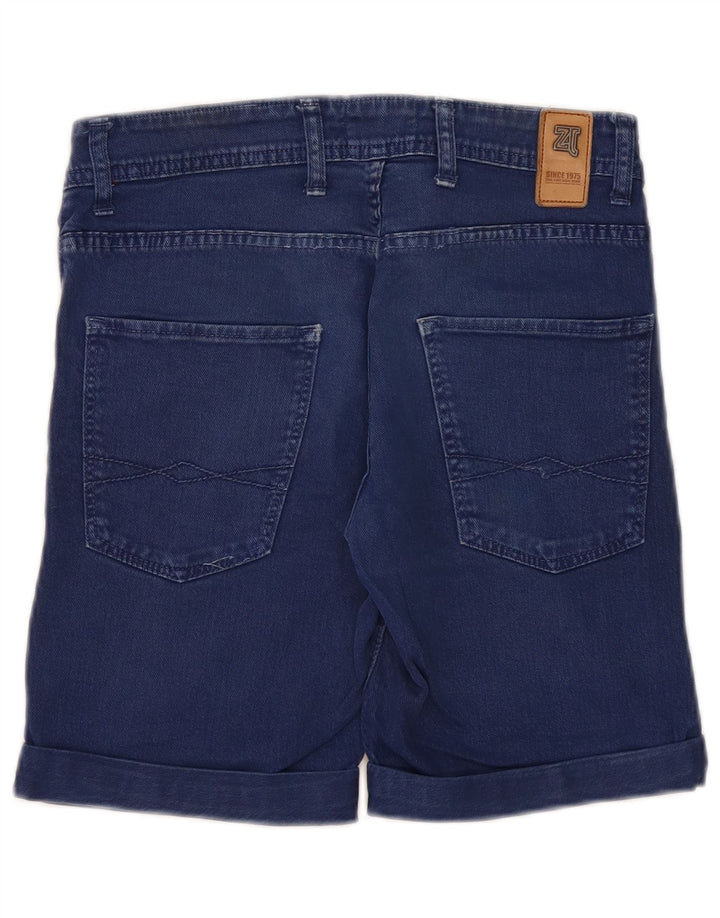 Męskie spodenki jeansowe Zara EU 38 Small W30 granatowe