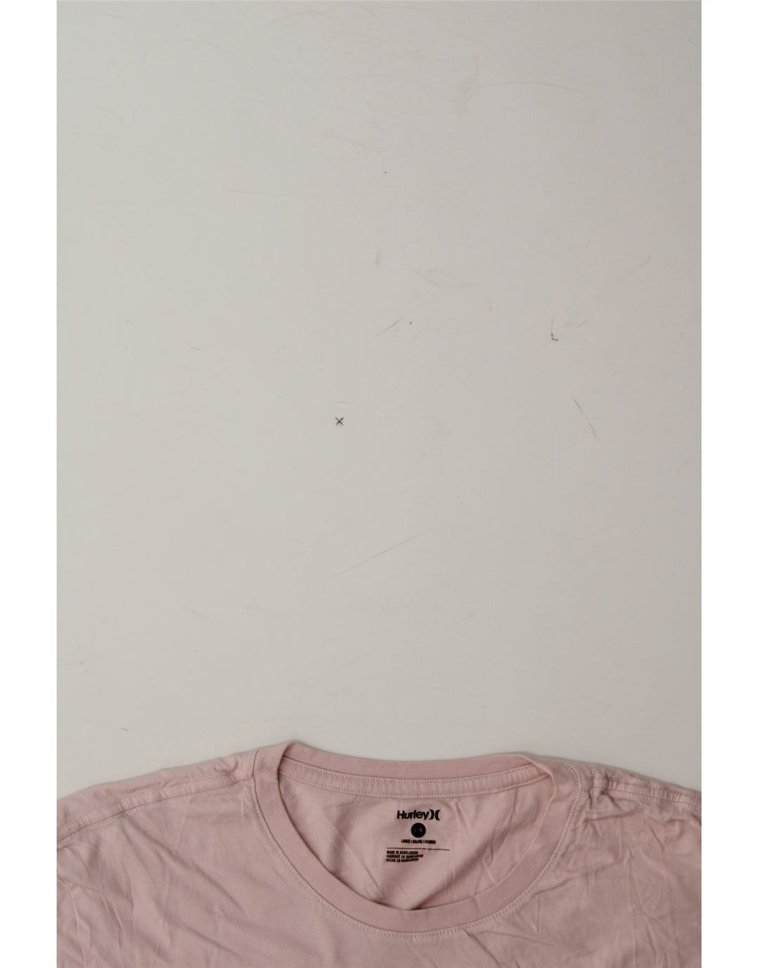 HURLEY Mens Graphic T-Shirt Top Large Pink Vintage Hurley and Second-Hand Hurley from Messina Hembry 