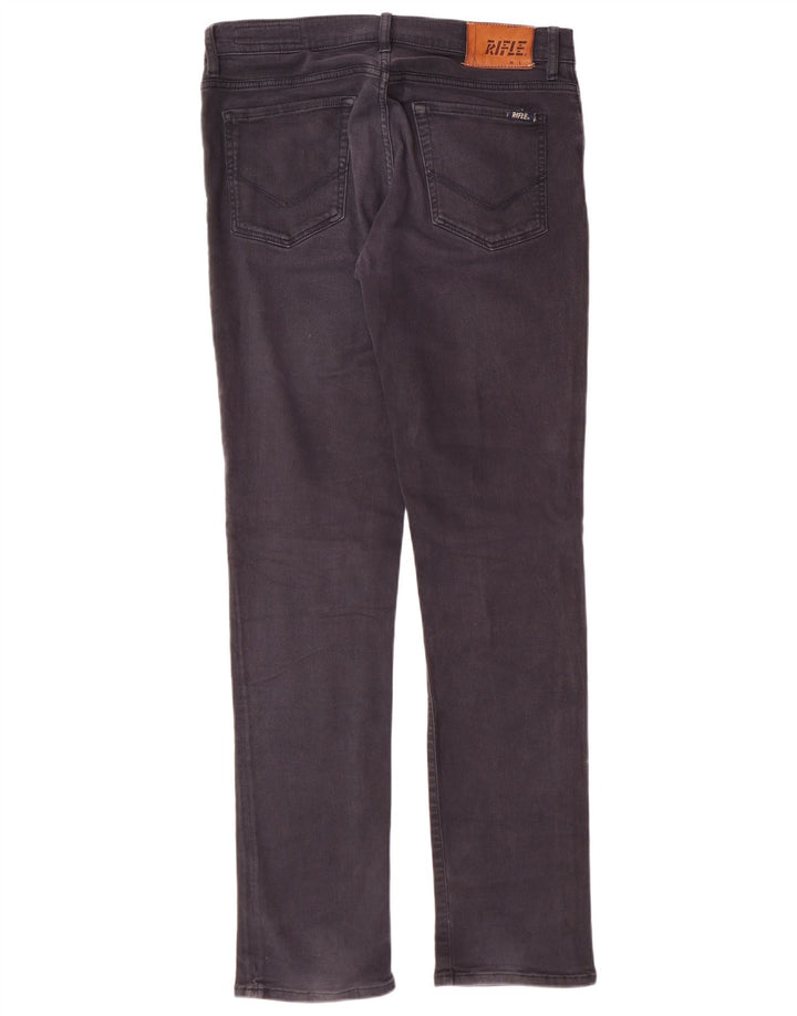Męskie jeansy slim fit RIFLE W34 L34 Szara bawełna