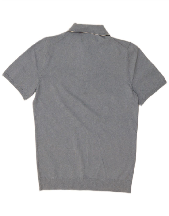 Męska koszulka polo Marks & Spencer, mała, niebieska, bawełniana