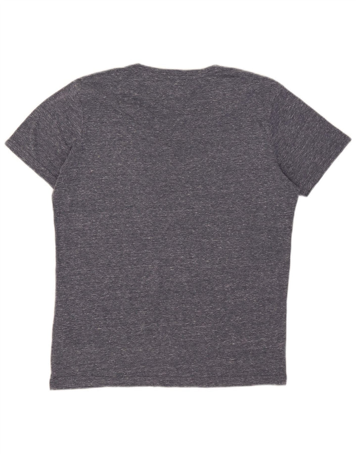 T-shirt damski Tommy Hilfiger Top UK 16, duży, szary, nakrapiany poliester
