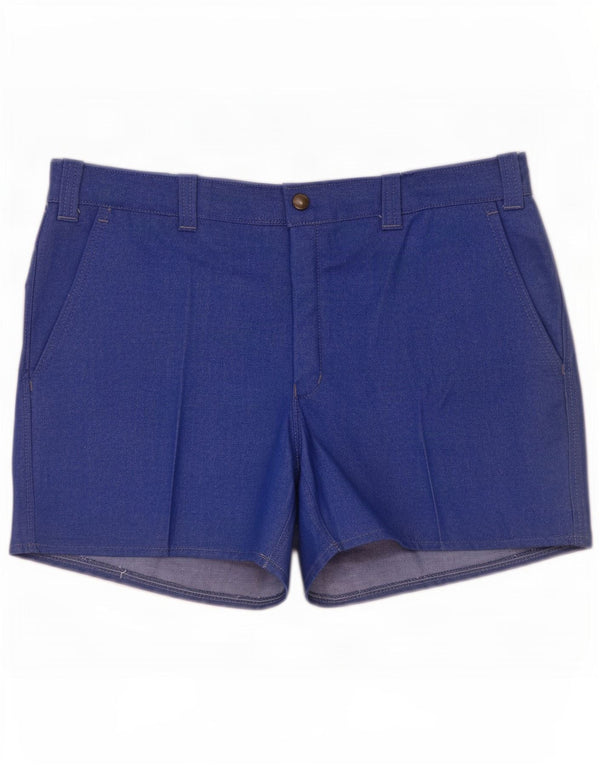 Męskie spodenki chino w stylu vintage IT 52 XL W36 Niebieskie Trevira