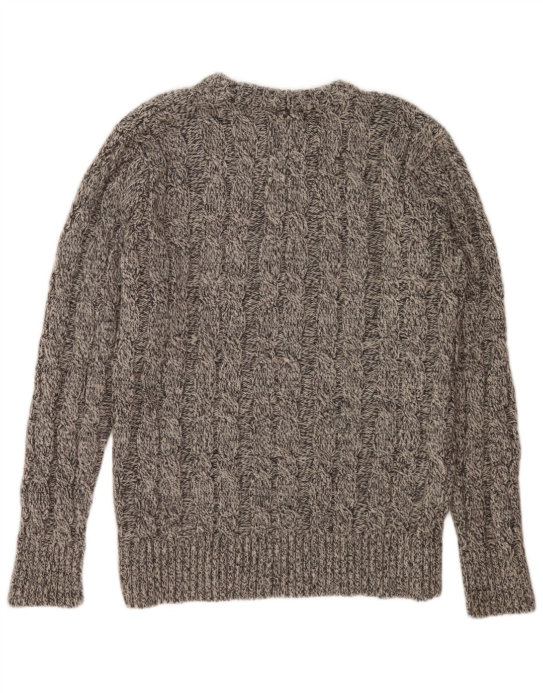 Męski sweter Superdry z okrągłym dekoltem, średnioszary, akrylowy w cętki