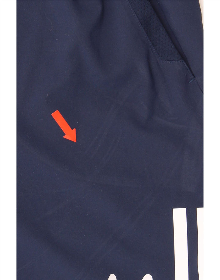 ADIDAS Mens Climacool Graphic Sport Shorts Medium Navy Blue Polyester Vintage Adidas and Second-Hand Adidas from Messina Hembry 