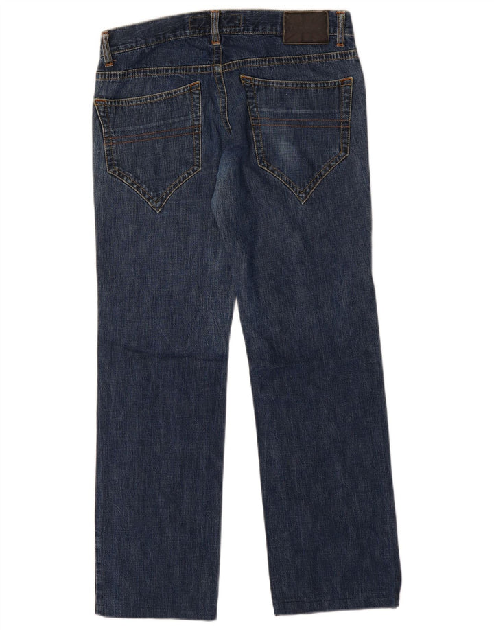 RICHMOND Mens Straight Jeans W32 L30  Blue Cotton