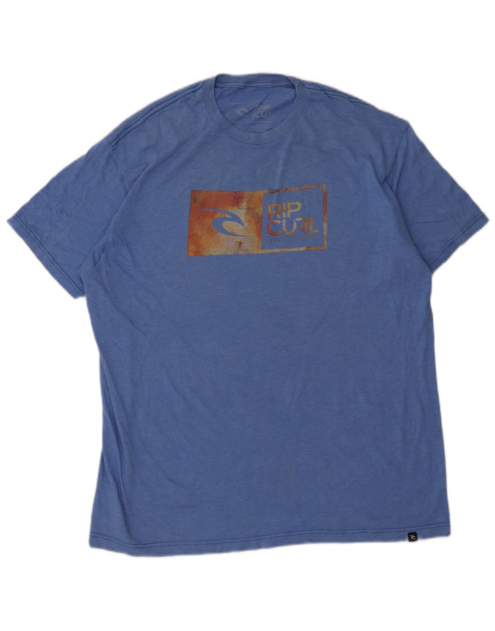 Męski T-shirt z grafiką Rip Curl Top XL Niebieski