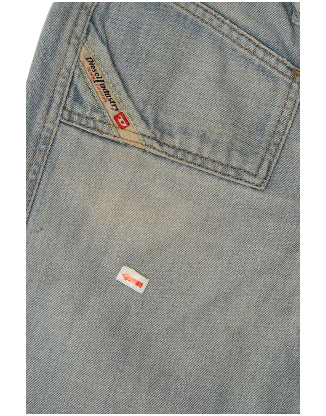 DIESEL Damskie proste dżinsy W31 L31 Niebieskie bawełniane