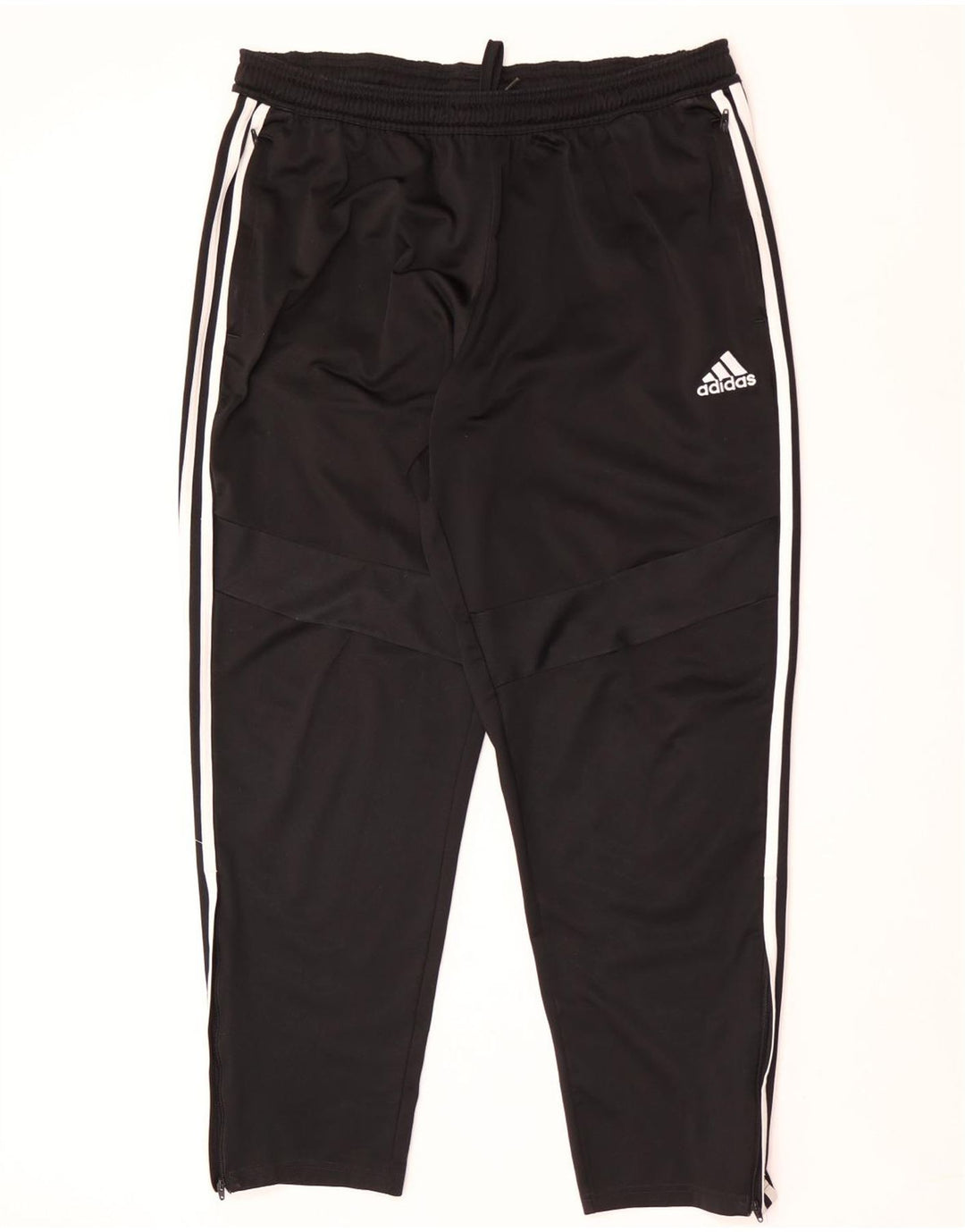 Męskie spodnie dresowe Adidas XL, czarne, poliestrowe