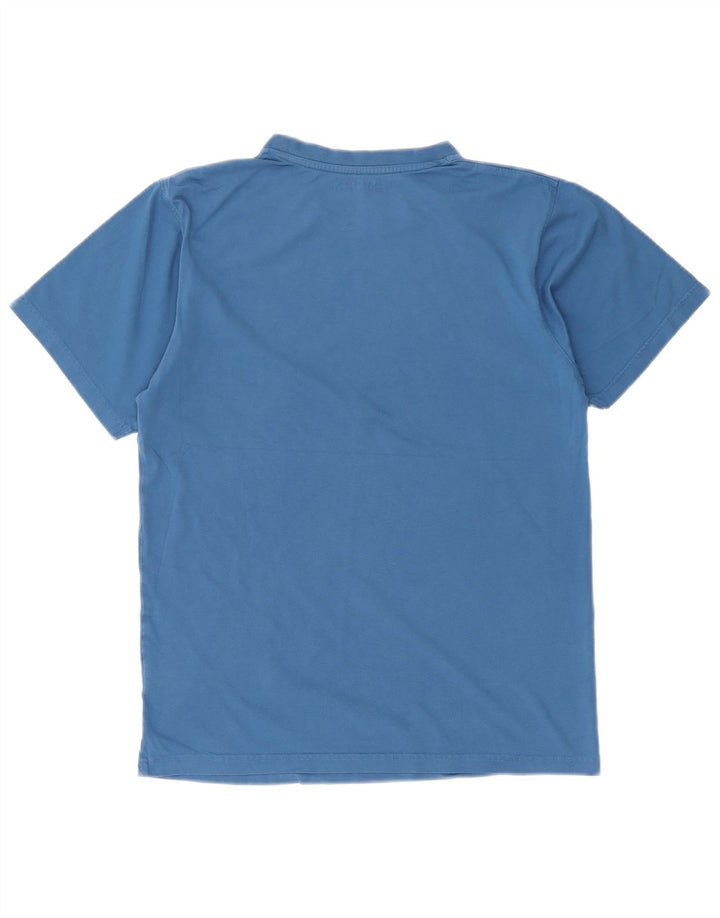 Męski T-shirt z grafiką Mountain Warehouse, mały, niebieski, bawełniany