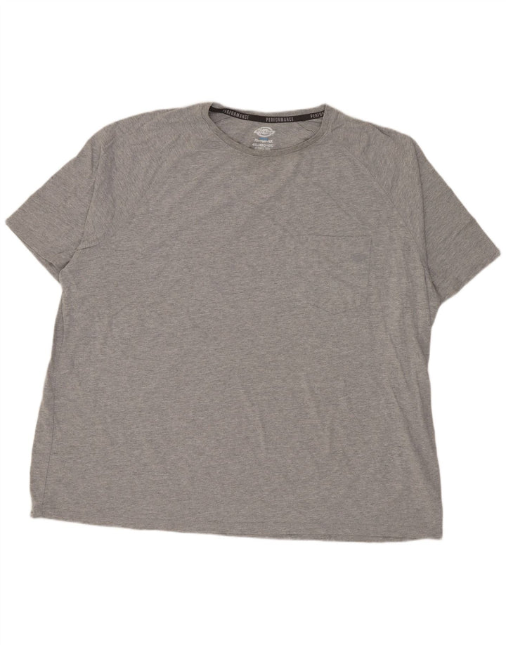 T-shirt męski Dickies 4XL, szara bawełna w plamki