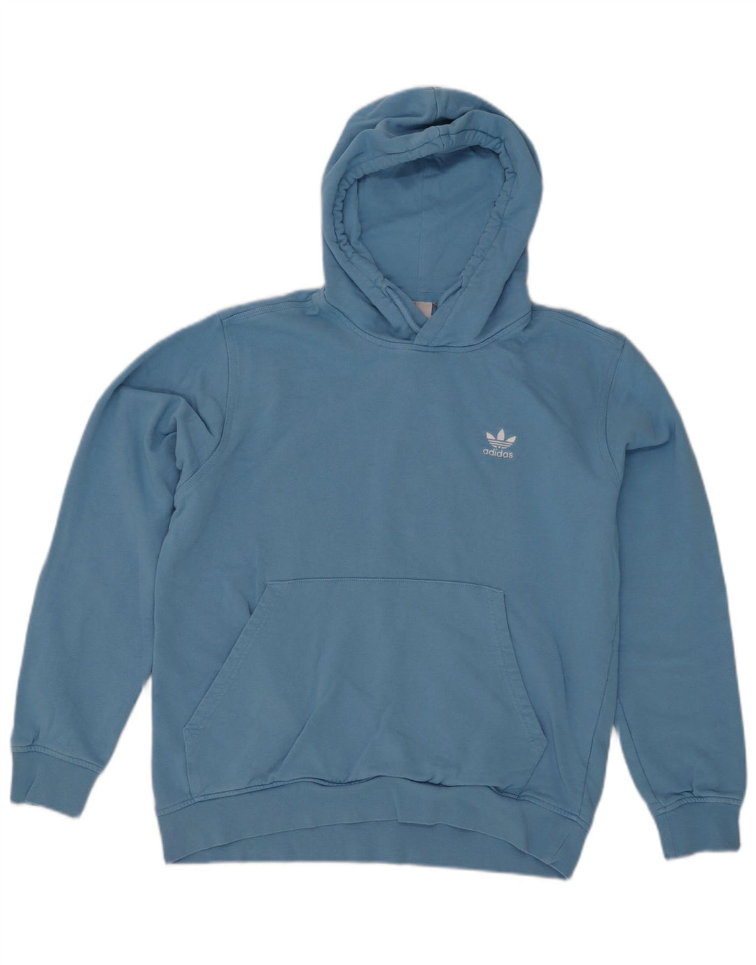 Męska bluza z kapturem Adidas, średni niebieski