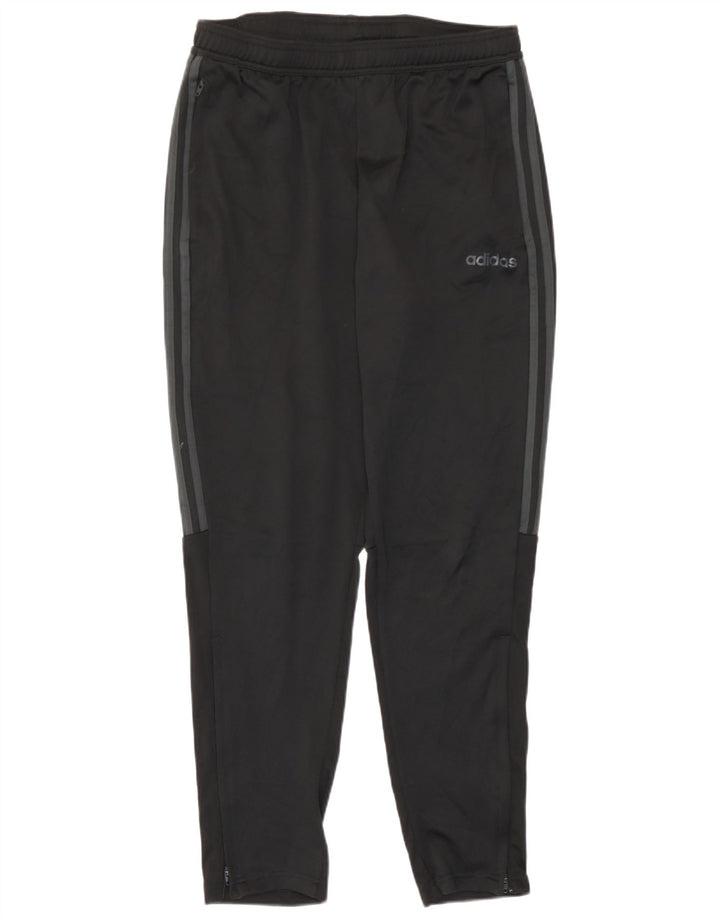 Damskie spodnie dresowe Adidas Climalite, duże, czarne, poliestrowe