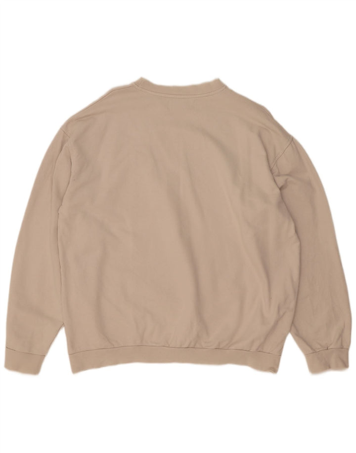 Bluza męska Kappa Sweter 2XL Beżowa bawełna