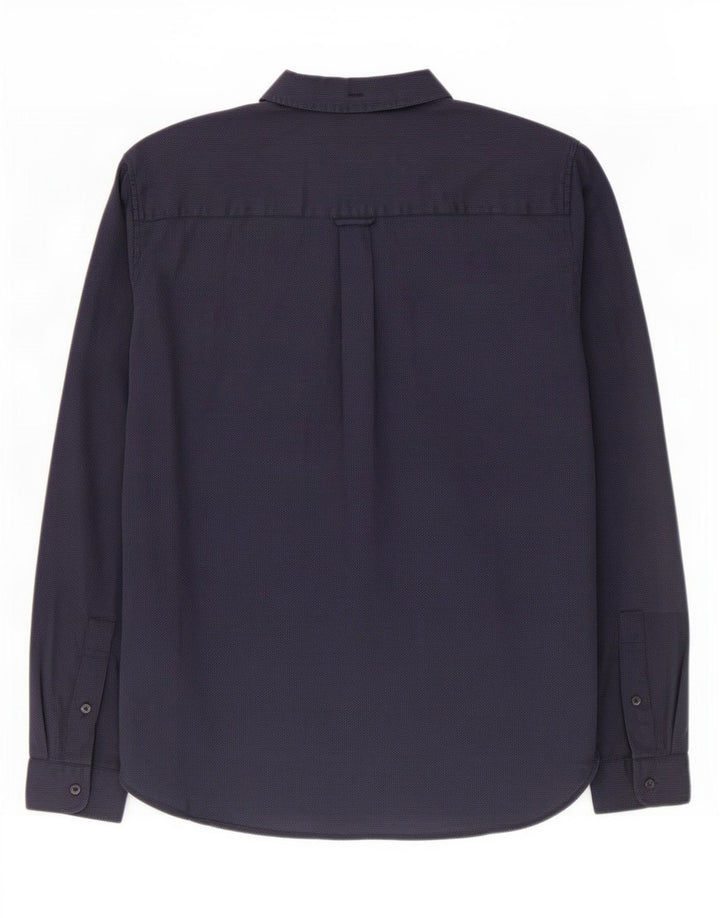 Koszula męska Lyle & Scott, średnia, granatowa, bawełniana w cętki