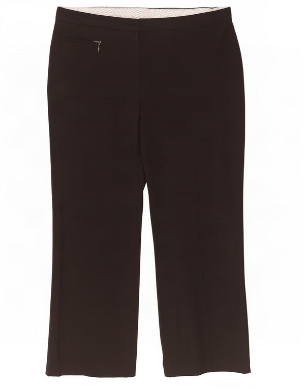 Marks & Spencer Damskie proste spodnie codzienne UK 18 XL W40 L29 Czarne