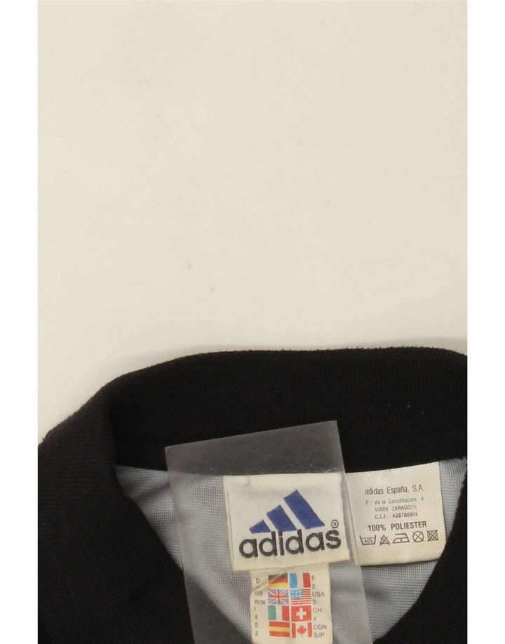 Męska koszulka polo Adidas Graphic UK 36/38 Mały czarny poliester