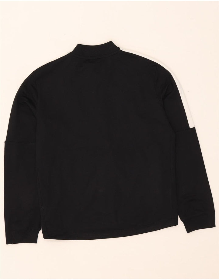 Chłopięca kurtka dresowa Nike Dri Fit 10-11 lat, średnia czarna, z blokami kolorów