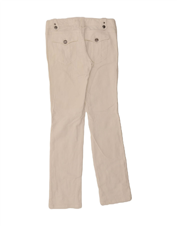 MASSIMO DUTTI Womens Slim Jeans EU 40 Medium W30 L34 White Cotton Vintage Massimo Dutti and Second-Hand Massimo Dutti from Messina Hembry 