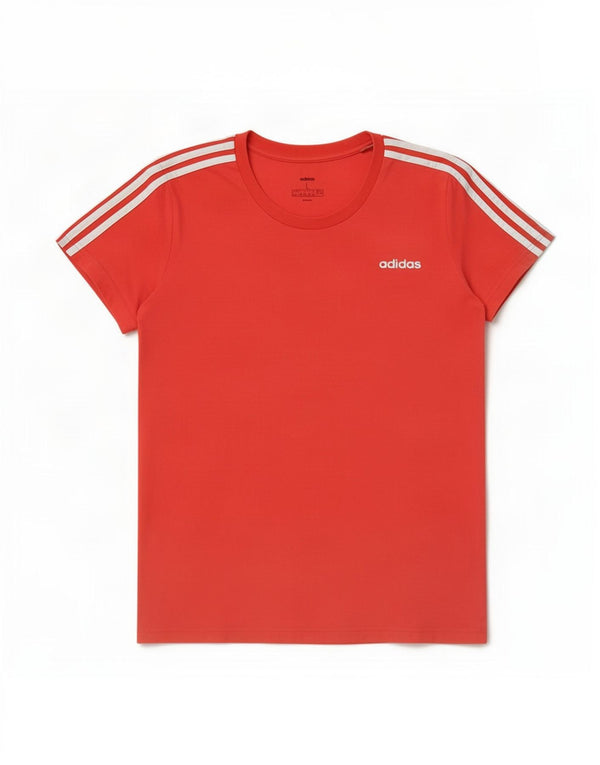Damska koszulka Adidas Top UK 16/18, duża, czerwona bawełna