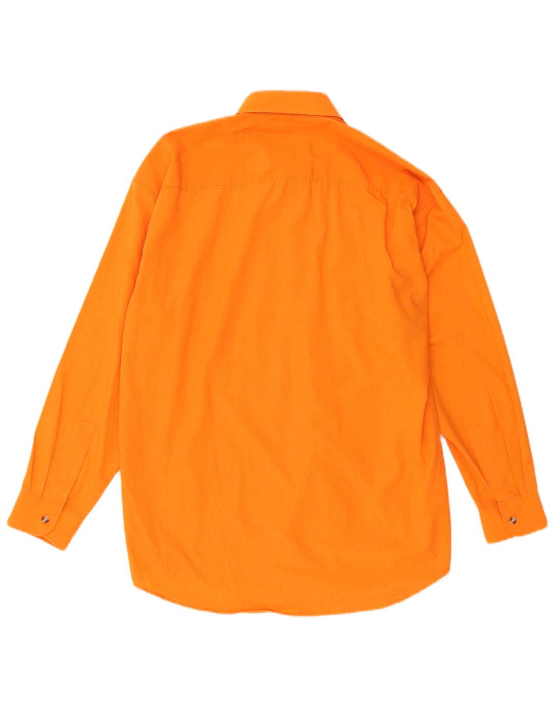 Koszula męska Vintage, duża, pomarańczowa, bawełniana