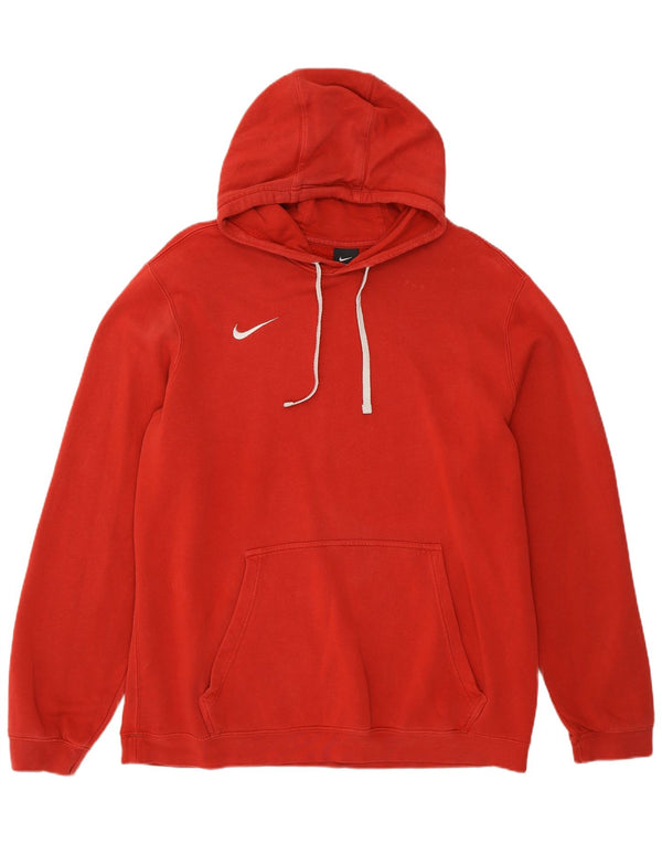 Męska bluza z kapturem Nike XL, czerwona, bawełniana