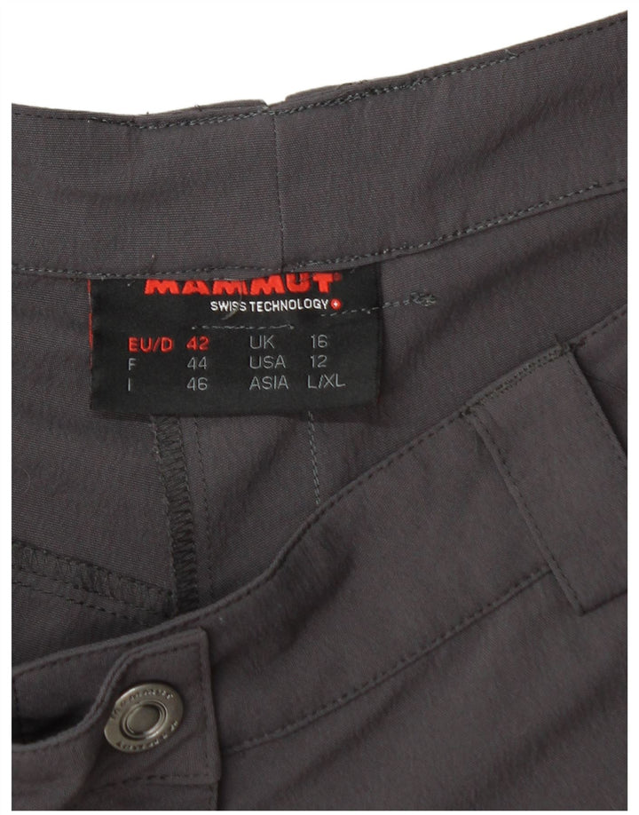 Spodnie damskie MAMMUT Straight Cargo UK 16 Large W32 L32 Szary nylon