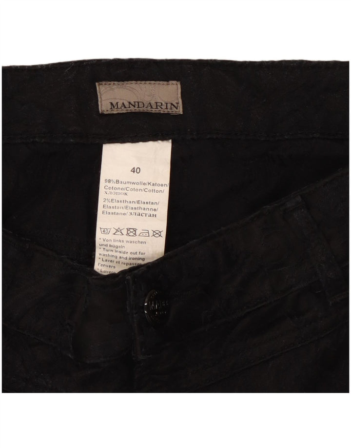 Vintage damska spódnica ołówkowa EU 40 Medium W30 Czarna bawełniana klasyczna