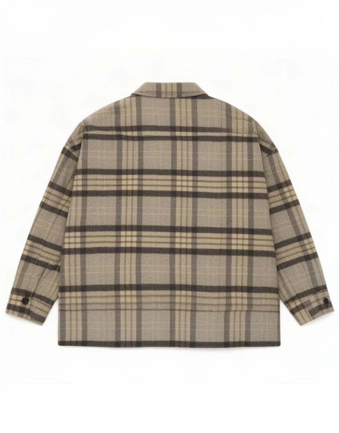 Kurtka damska Zara Shacket UK 14 w średnią szarą kratę