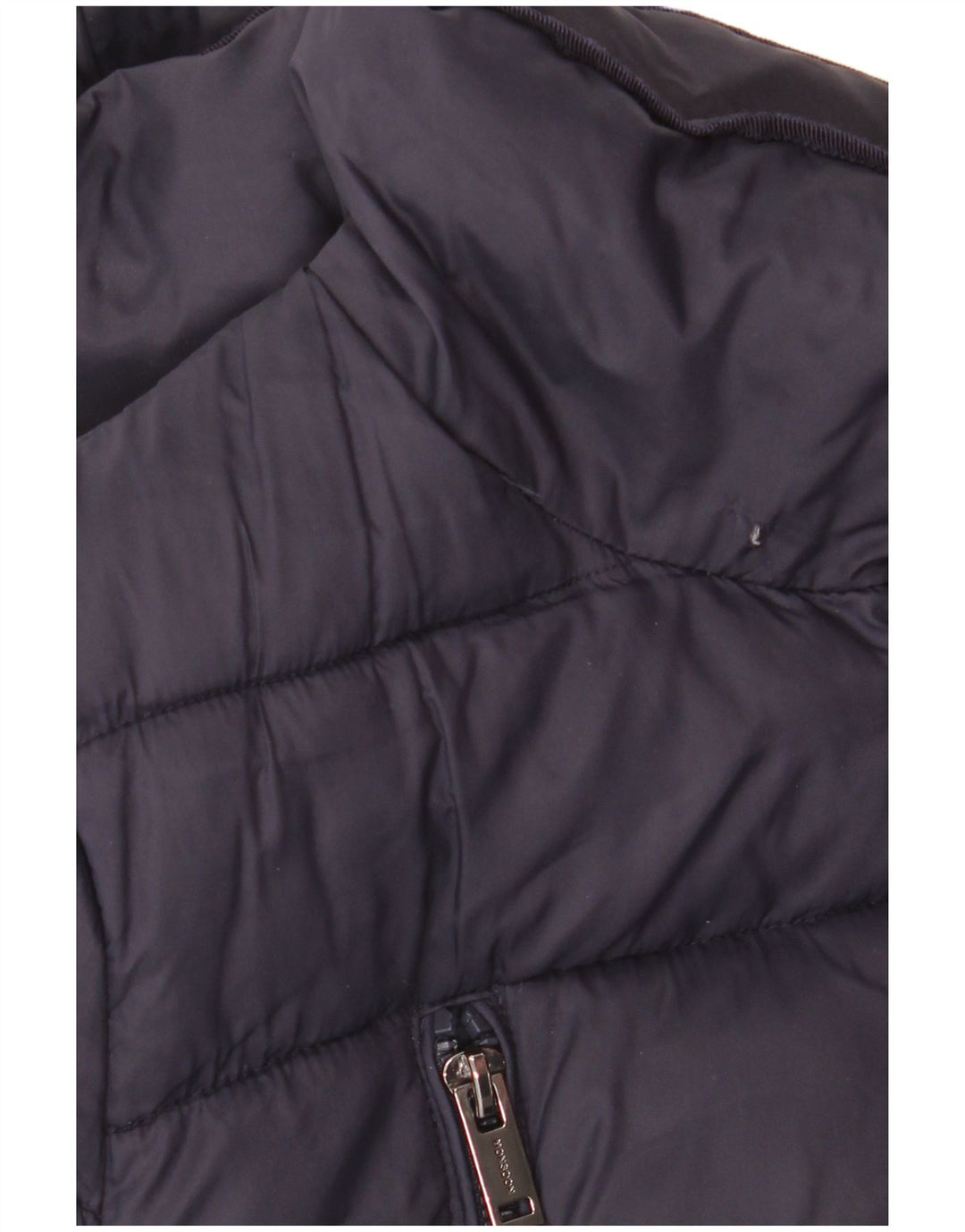 Damski płaszcz ocieplany Monsoon UK 14, średni granatowy nylon