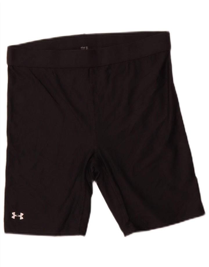 Damskie spodenki sportowe UNDER ARMOUR Heat Gear UK 12, średni czarny poliester