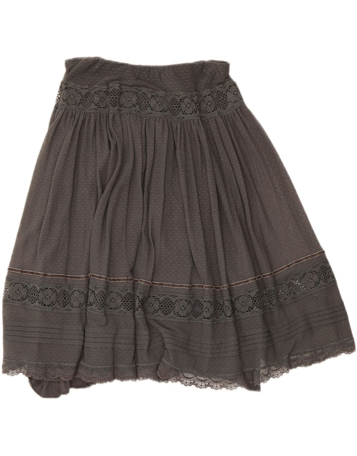 Spódnica plisowana damska Zara Medium W28 w szare paski