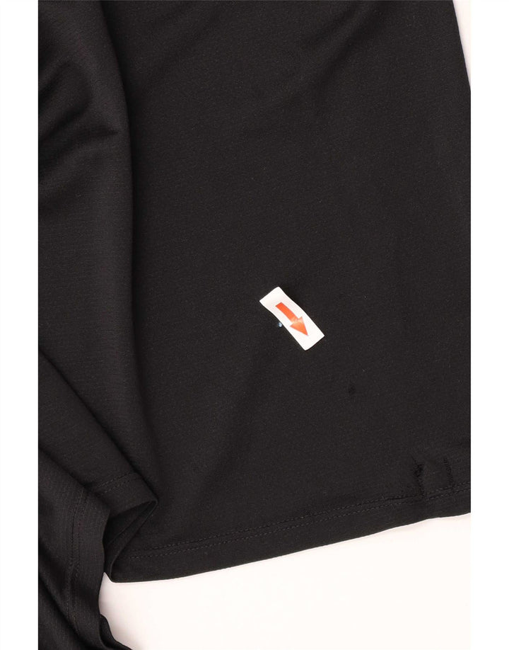 Męska koszulka New Balance z długim rękawem XL, czarna, poliestrowa