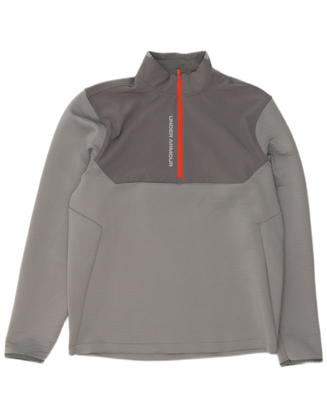 Męski sweter dresowy Under Armour, duży, szary, sportowy z blokami kolorów