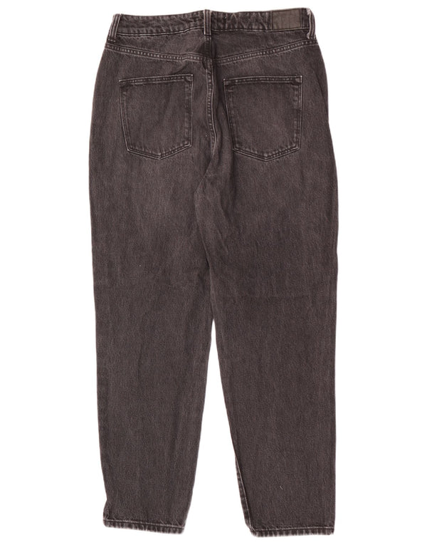 Damskie jeansy z wysokim stanem Zara EU 40 Medium W30 L28 Czarna bawełna