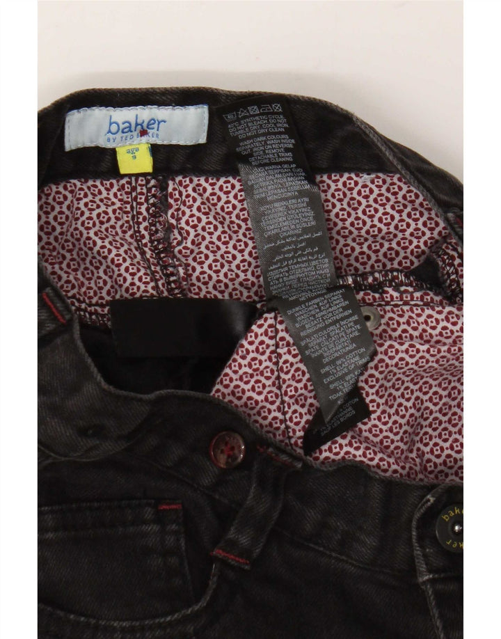 Dżinsy chłopięce Ted Baker Slim 8-9 lat W24 L22 Czarna bawełna