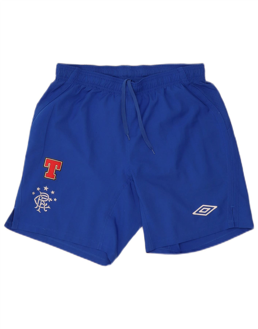 Męskie spodenki sportowe UMBRO z grafiką, średni niebieski poliester