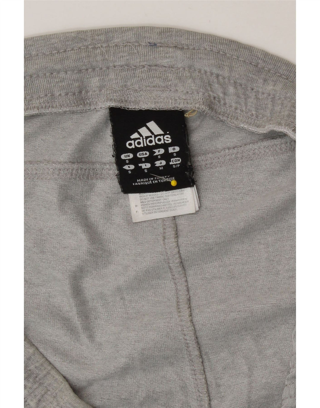 Męskie spodenki sportowe Adidas Climalite, małe, szare, bawełniane