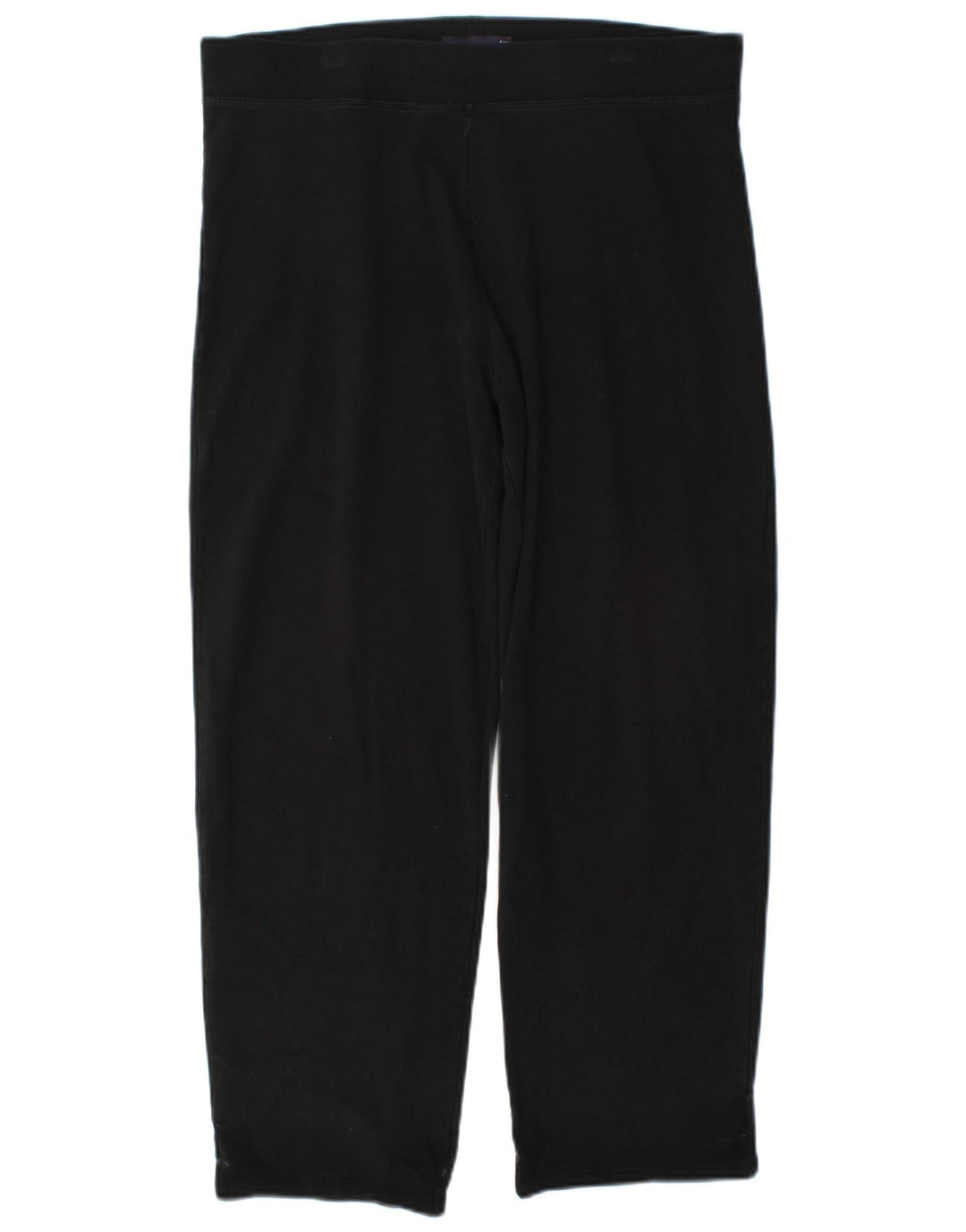 Marks & Spencer Krótkie legginsy damskie UK 16, duże, czarne, bawełniane