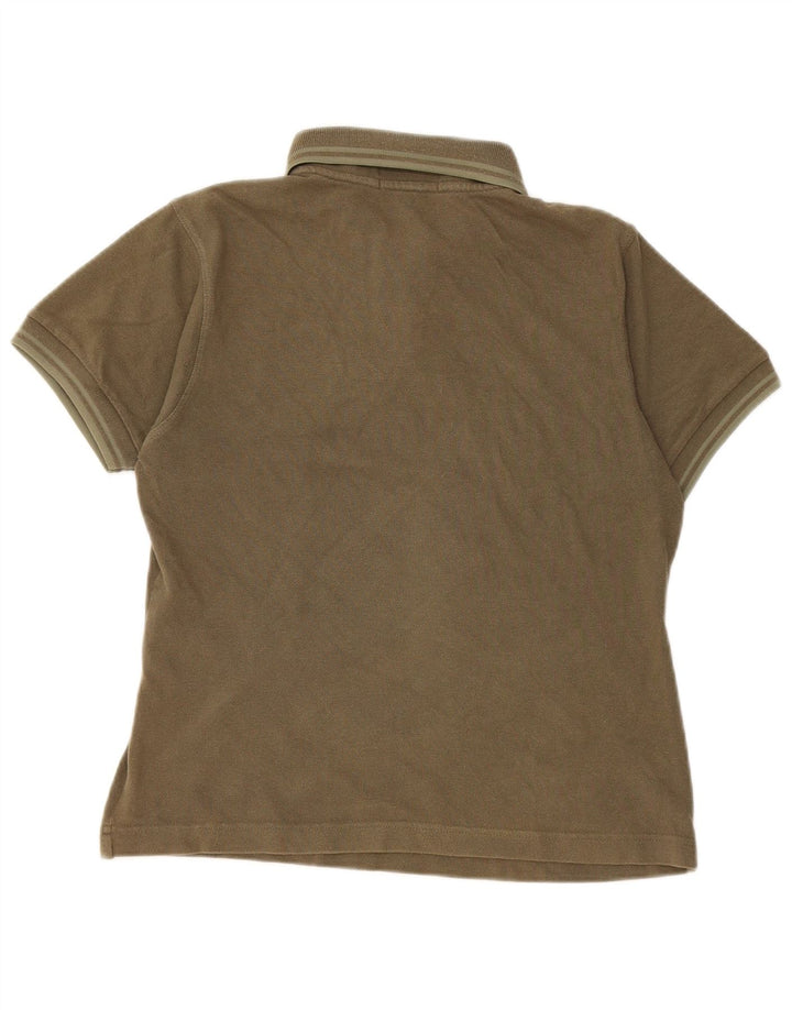 Damska koszulka polo Fred Perry UK 12, średnia bawełna khaki