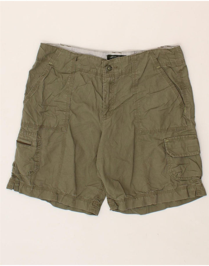 EDDIE BAUER Womens Cargo Shorts US 6 Medium W30  Khaki Cotton Vintage Eddie Bauer and Second-Hand Eddie Bauer from Messina Hembry 