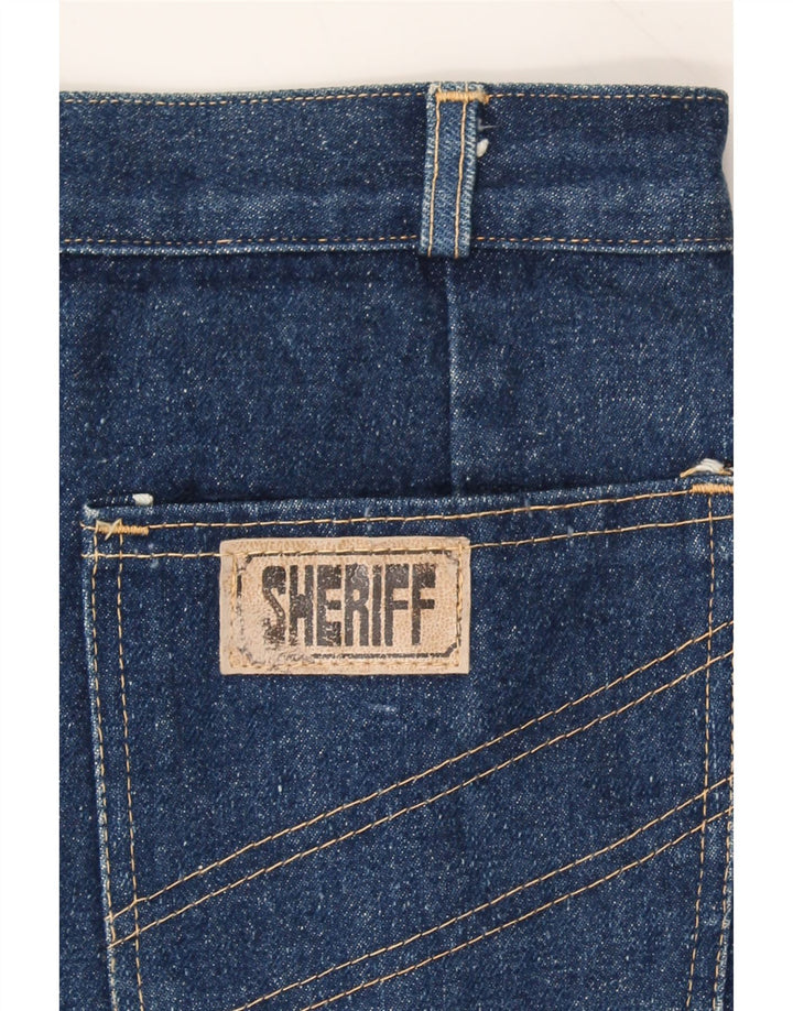 VINTAGE Womens Denim Skirt W28 Medium  Blue Cotton Vintage Vintage and Second-Hand Vintage from Messina Hembry 